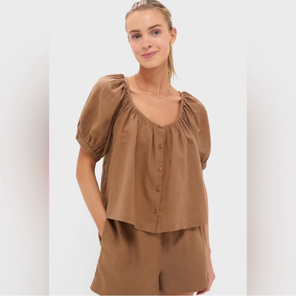 Tuckernuck
Tuckernuck x Studio McGee Mocha Cotton
Linen Tully Top